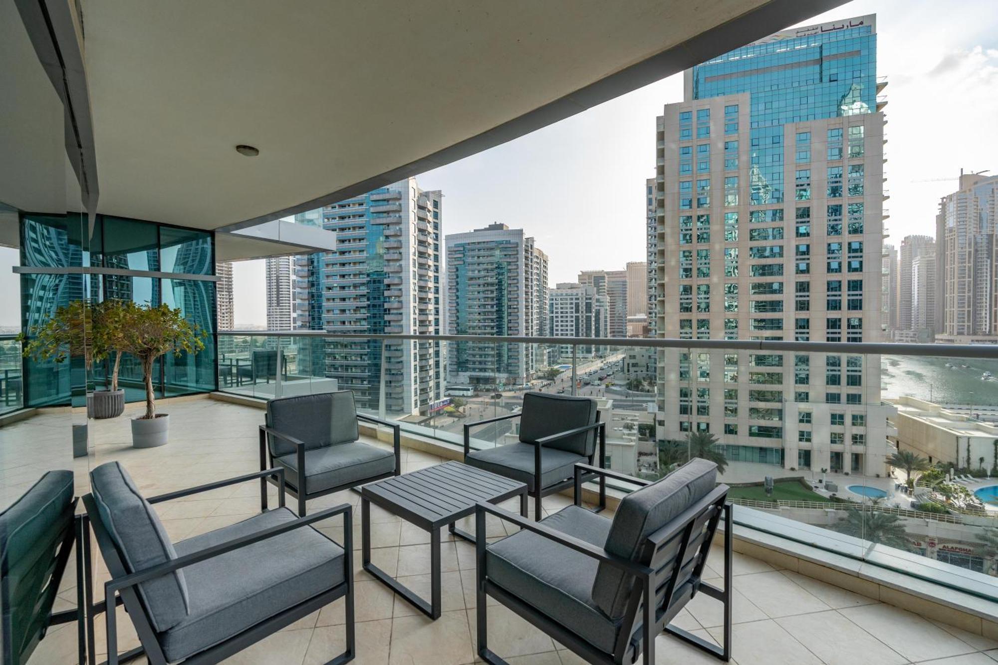Vacay Lettings - Full Marina View 3 Bedroom Plus Maid Room Dubai Exterior foto