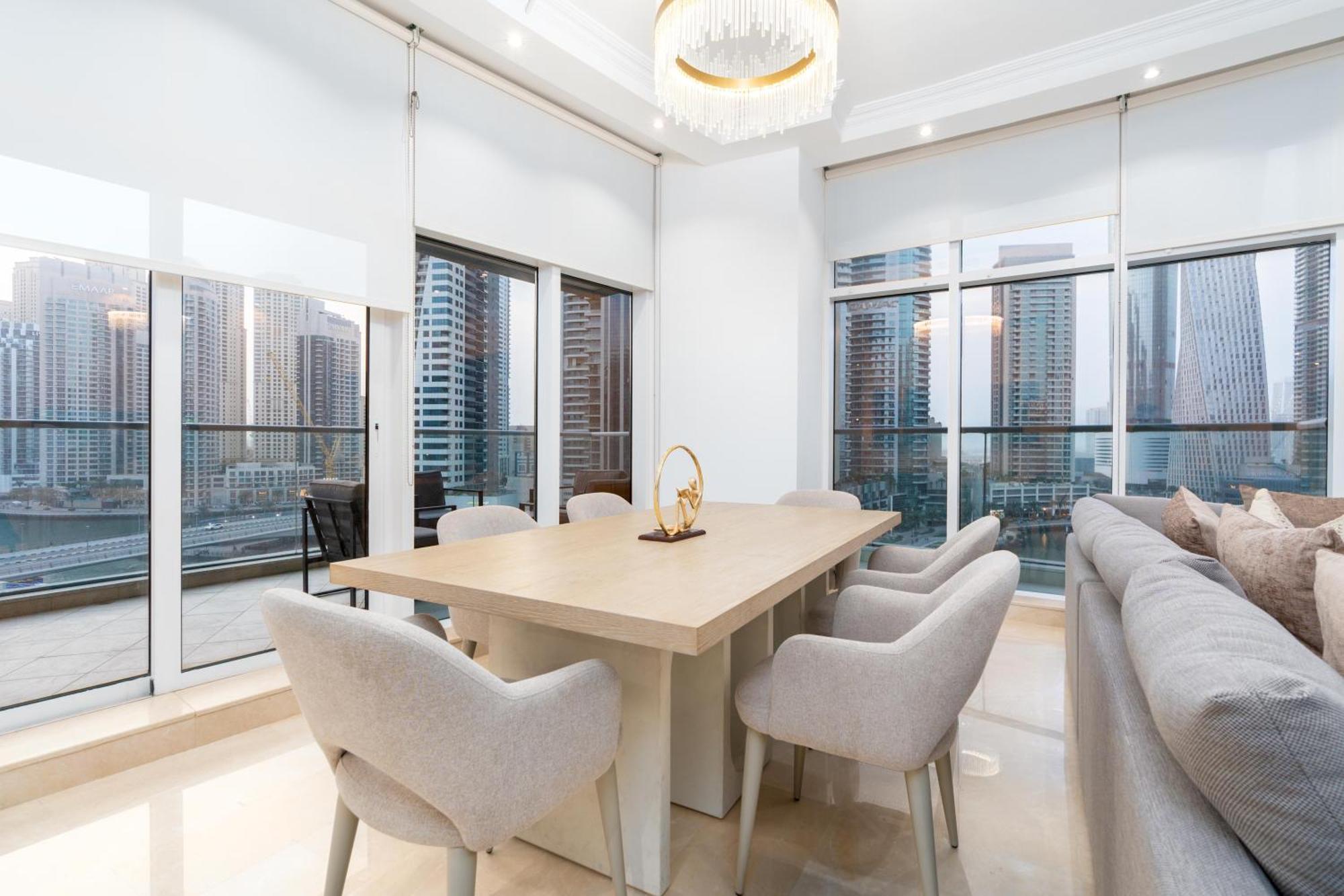 Vacay Lettings - Full Marina View 3 Bedroom Plus Maid Room Dubai Exterior foto
